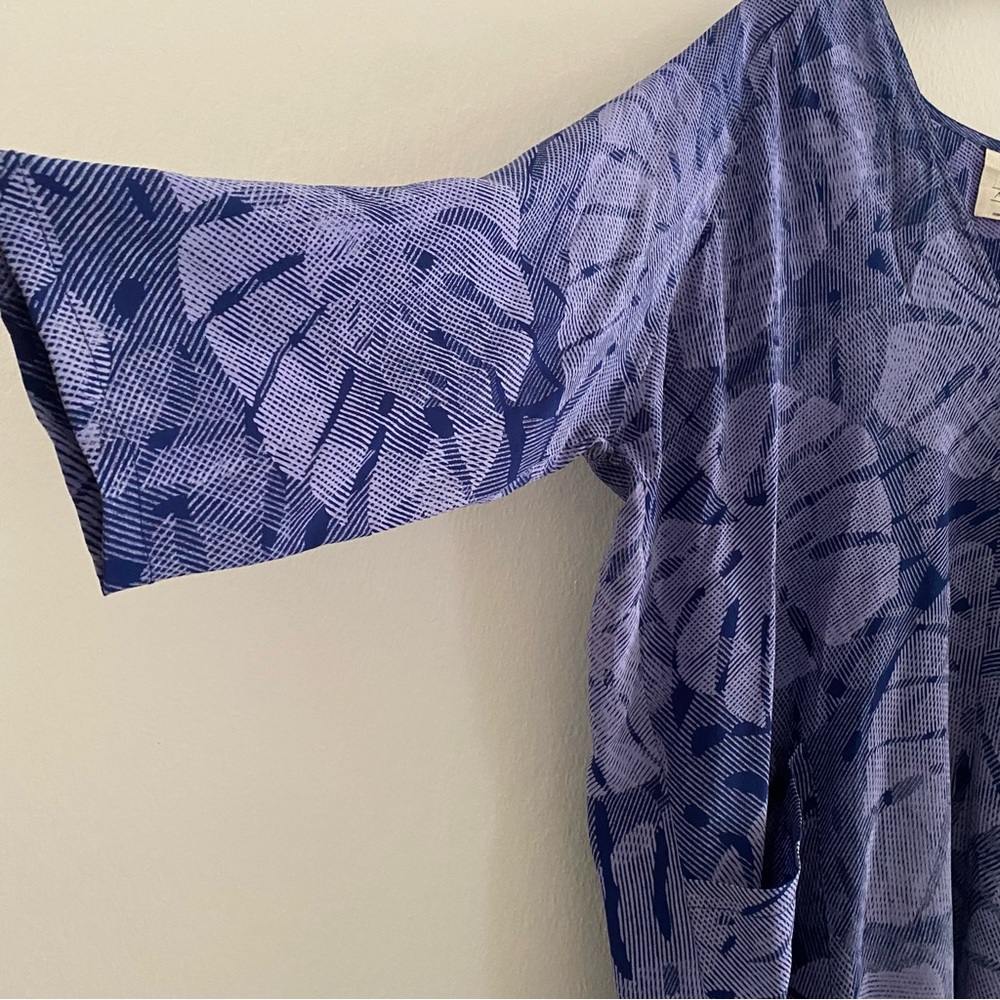 Aish Caftan Maxi Dress 100% Silk size Large - Picture 5 of 11